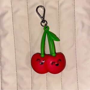 Cherry Hand Sanitizer Bag Charm